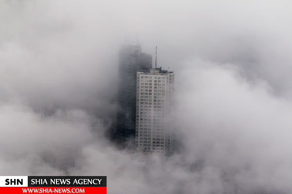 تصاویر تهران از فراز ابرها