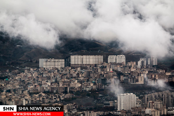 تصاویر تهران از فراز ابرها