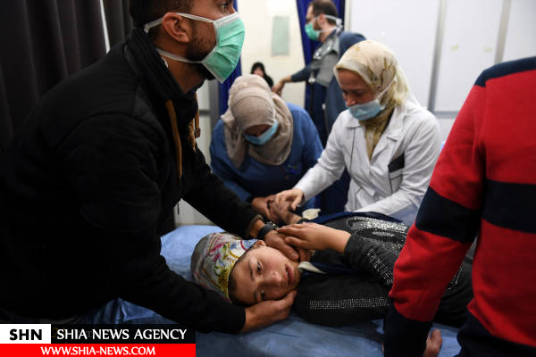 مسمومیت شدید مردم حلب در حملات شیمیایی تروریست‌ها