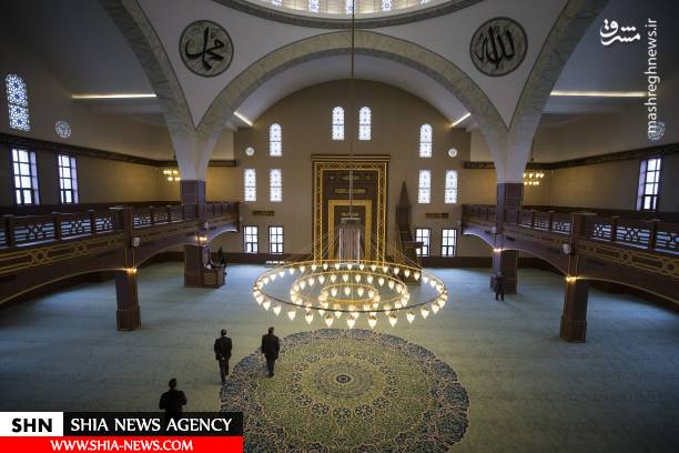 تصاویر افتتاح مسجد ساخت قطر در ترکیه