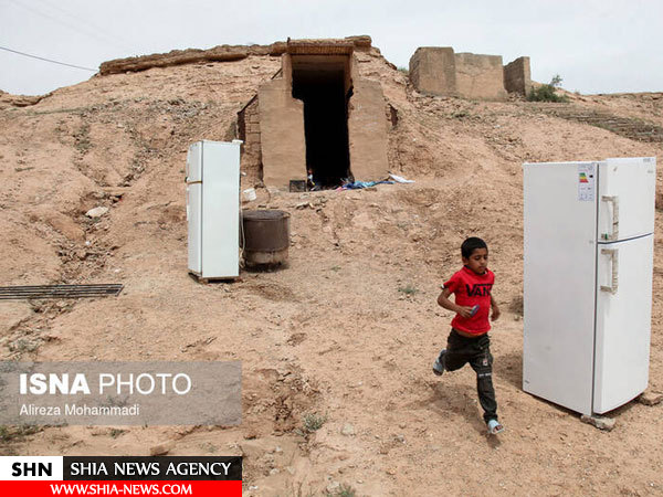 تصاویر پناهگاه سیل زدگان در تپه‌های حمیدیه