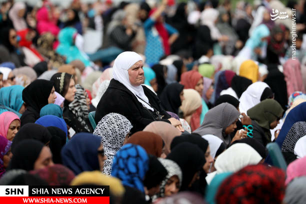تصاویر حضور غیرمسلمان‌ها در نمازجمعه نیوزیلند