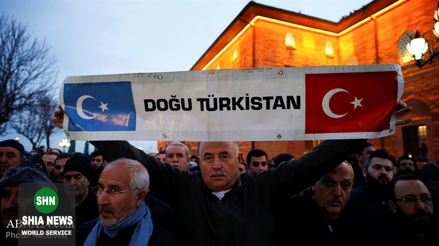 تظاهرات حمایت از مسلمانان اویغور در آنکارا پایتخت ترکیه