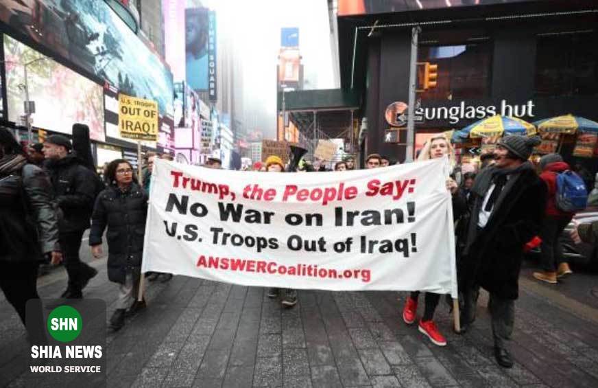 تظاهرات آمریکایی‌ها علیه جنگ با ایران