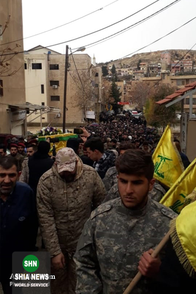 تشییع پیکر رزمنده حزب الله در بعلبک