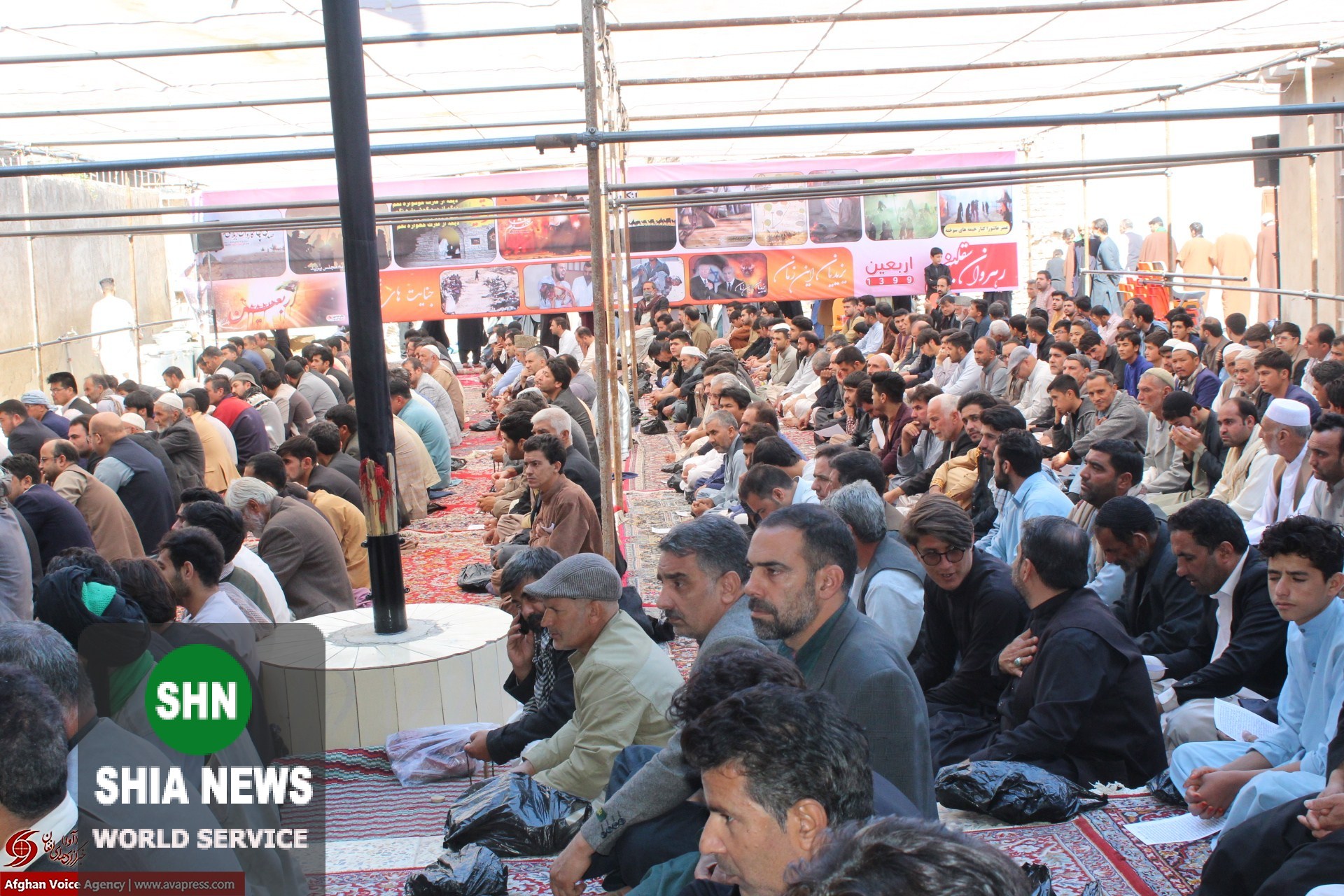 مراسم اربعین حسینی در حسینیه بیت‌الجواد(ع) هرات