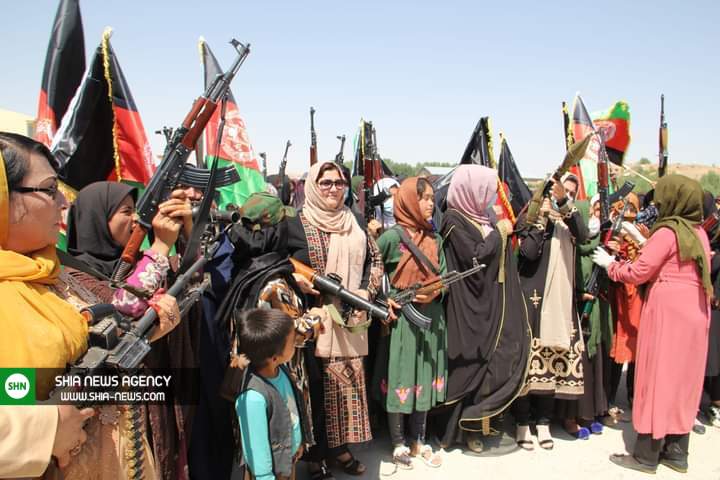 تصاویر/ صدها زن علیه طالبان مسلح شدند
