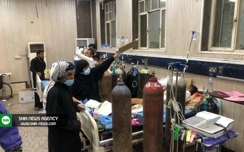 آتش‌سوزی مرگبار در بیمارستان امام حسین ناصریه عراق+ فیلم و تصاویر