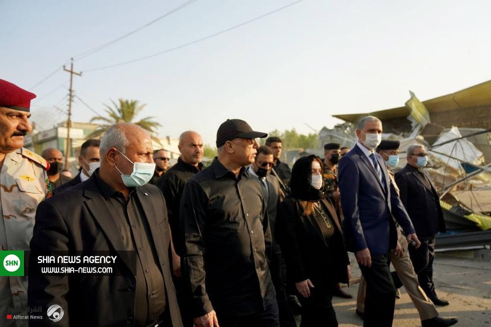 نخست وزیر عراق رودرروی قاتل شهردار کربلا+ تصاویر