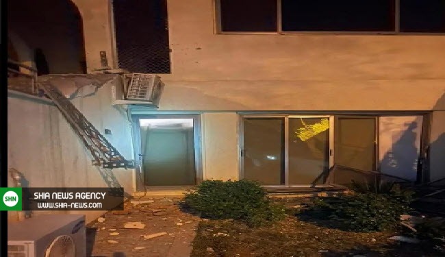 تصاویری از خانه مصطفی الکاظمی پس از حمله