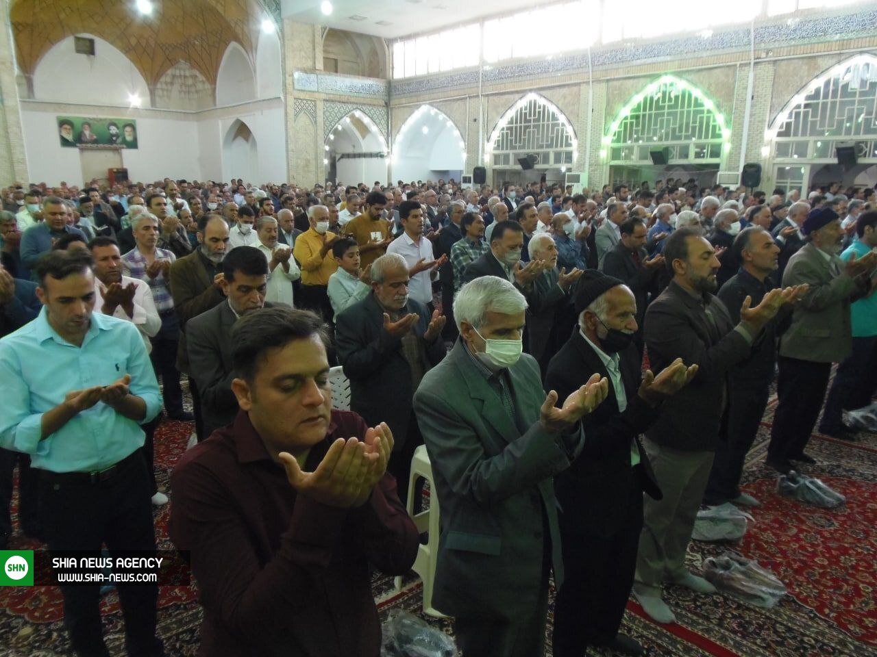 اقامه نماز عید سعید فطر در مسجد حبیب بن موسی (ع)