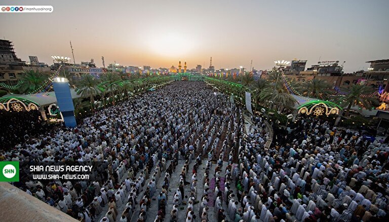 تصاویر/ کربلای معلی در روز عید سعید فطر
