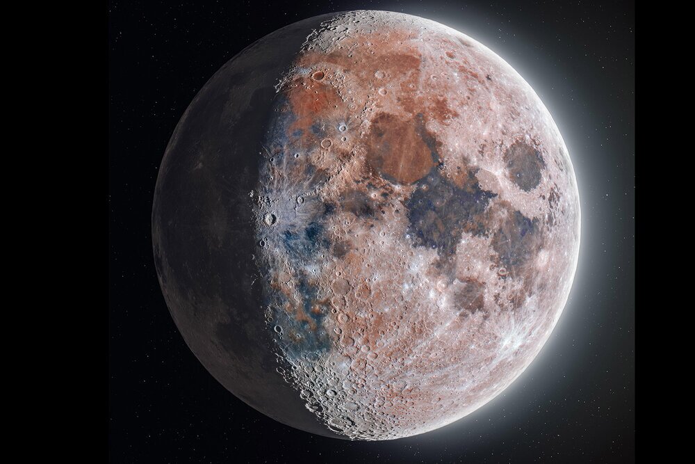 عکسی بی نظیر از ماه با جزئیات کامل