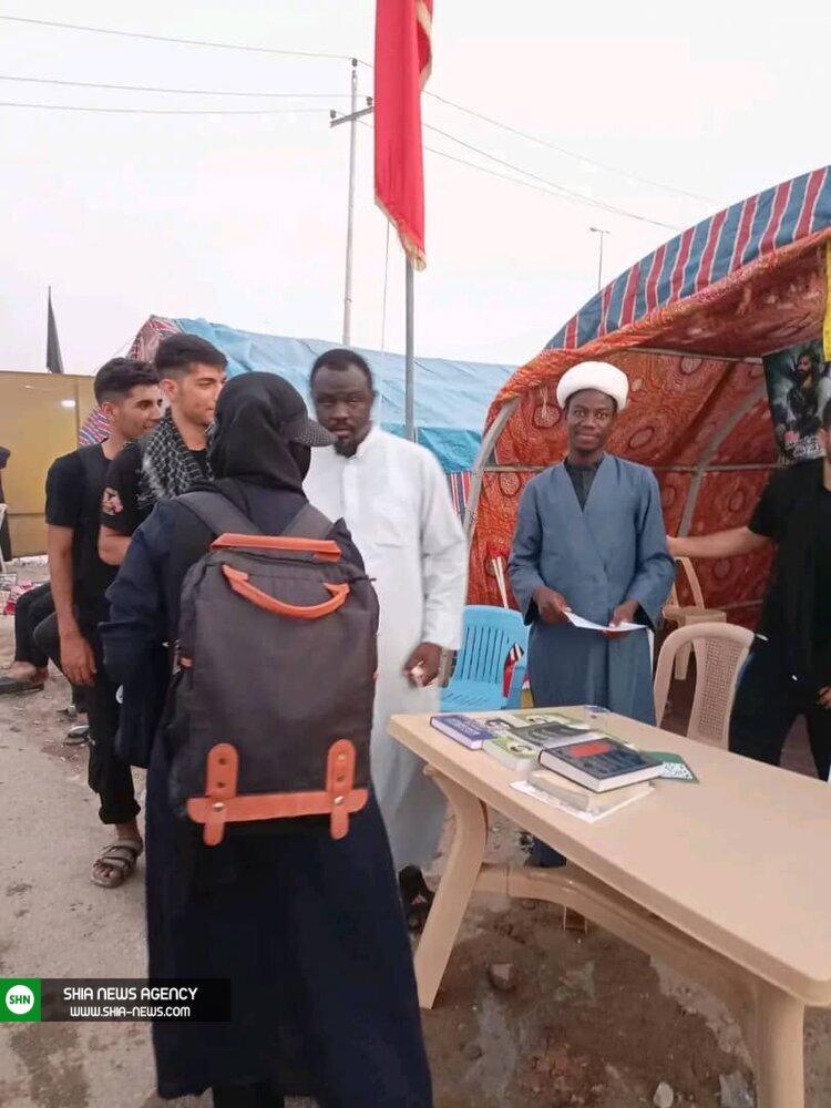 تصاویر/ برپایی موکب شیخ زکزاکی در مسیر نجف به کربلا