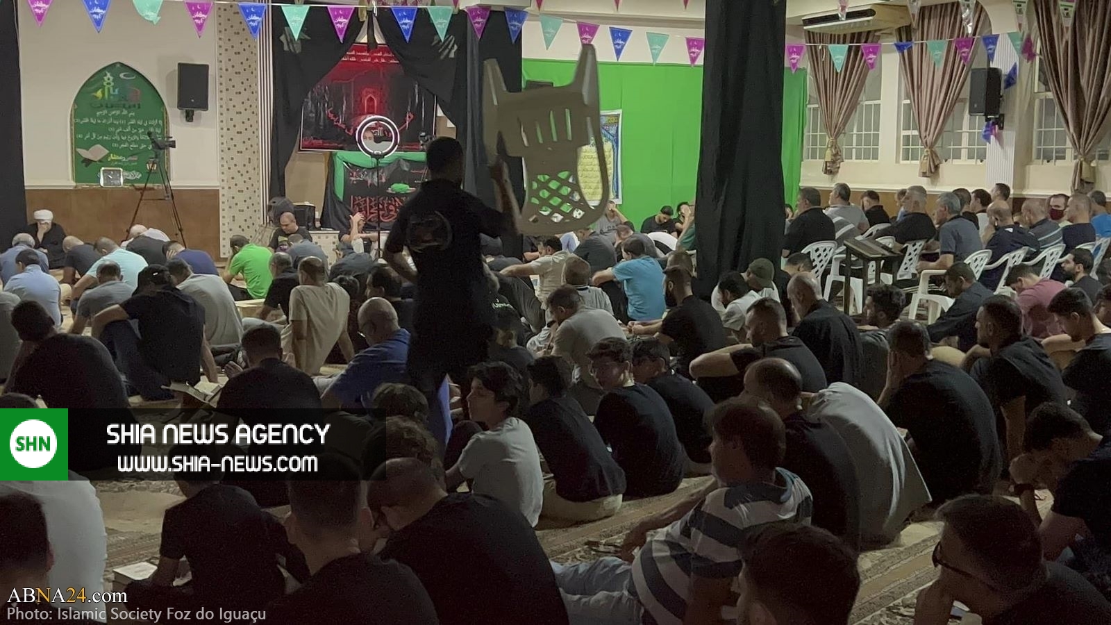 تصاویر/ برگزاری احیاء شب قدر در مسجد الزهرا(ع) در برزیل