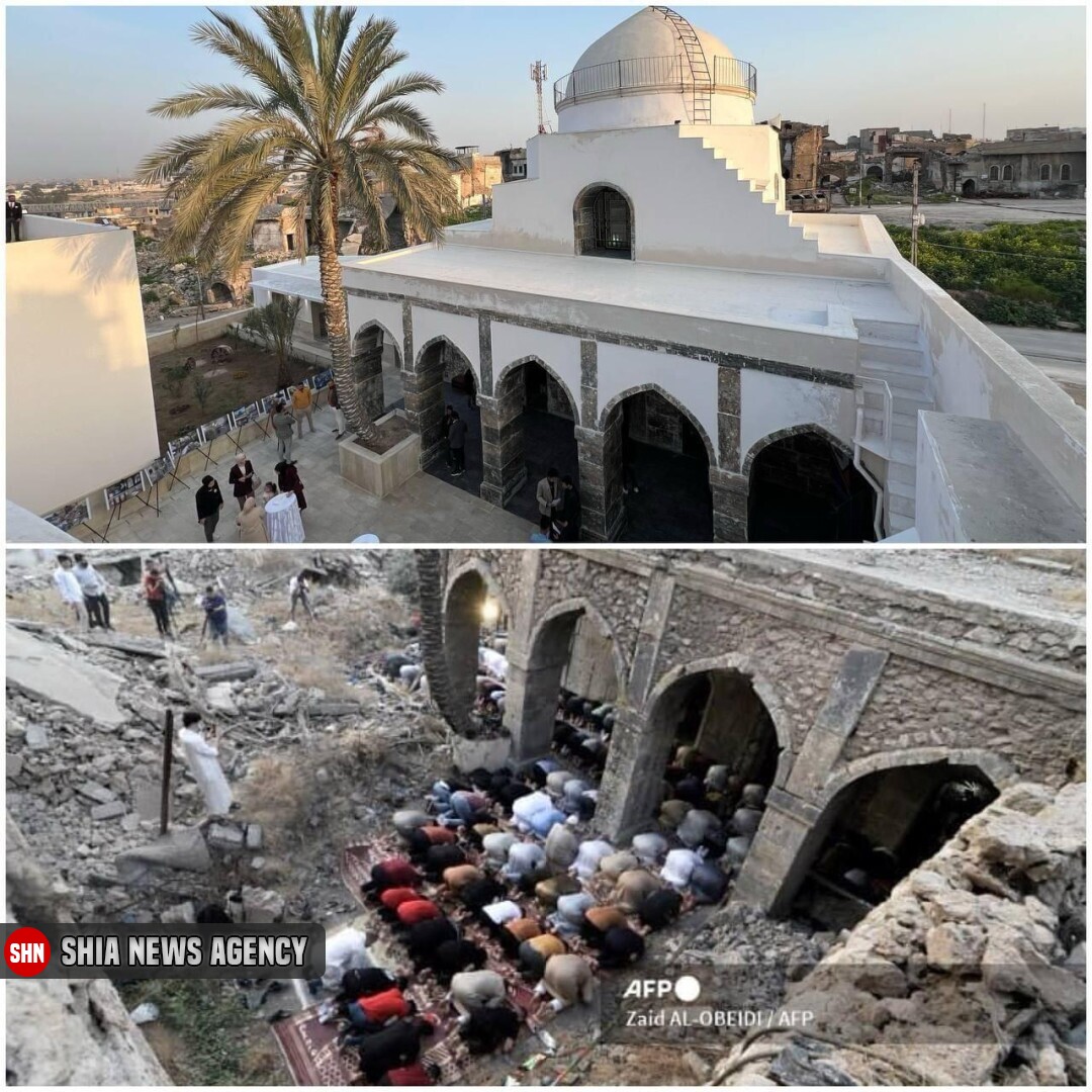 بازگشایی قدیمی ترین مسجد موصل پس از بازسازی
