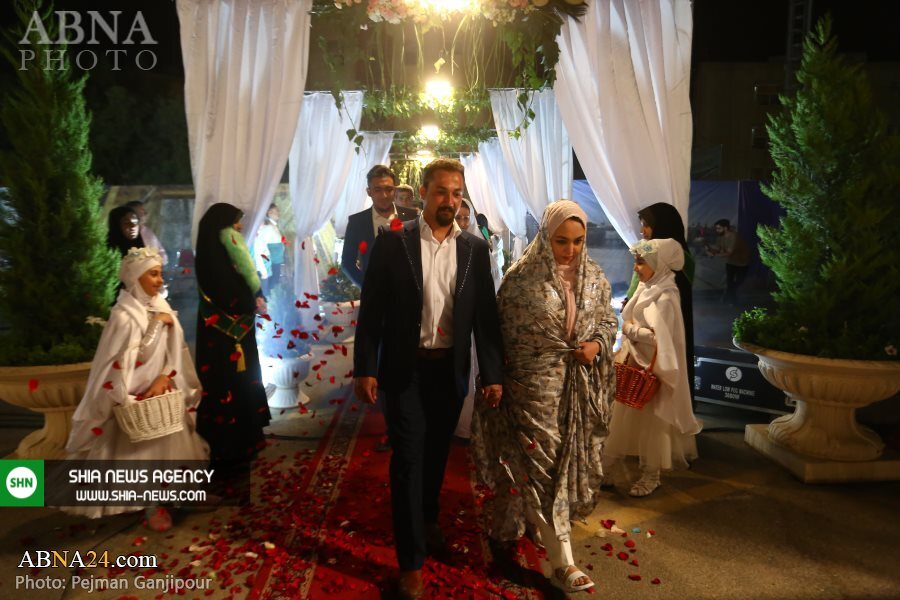 تصاویر/ جشن ازدواج «پیوند آسمانی» در اصفهان