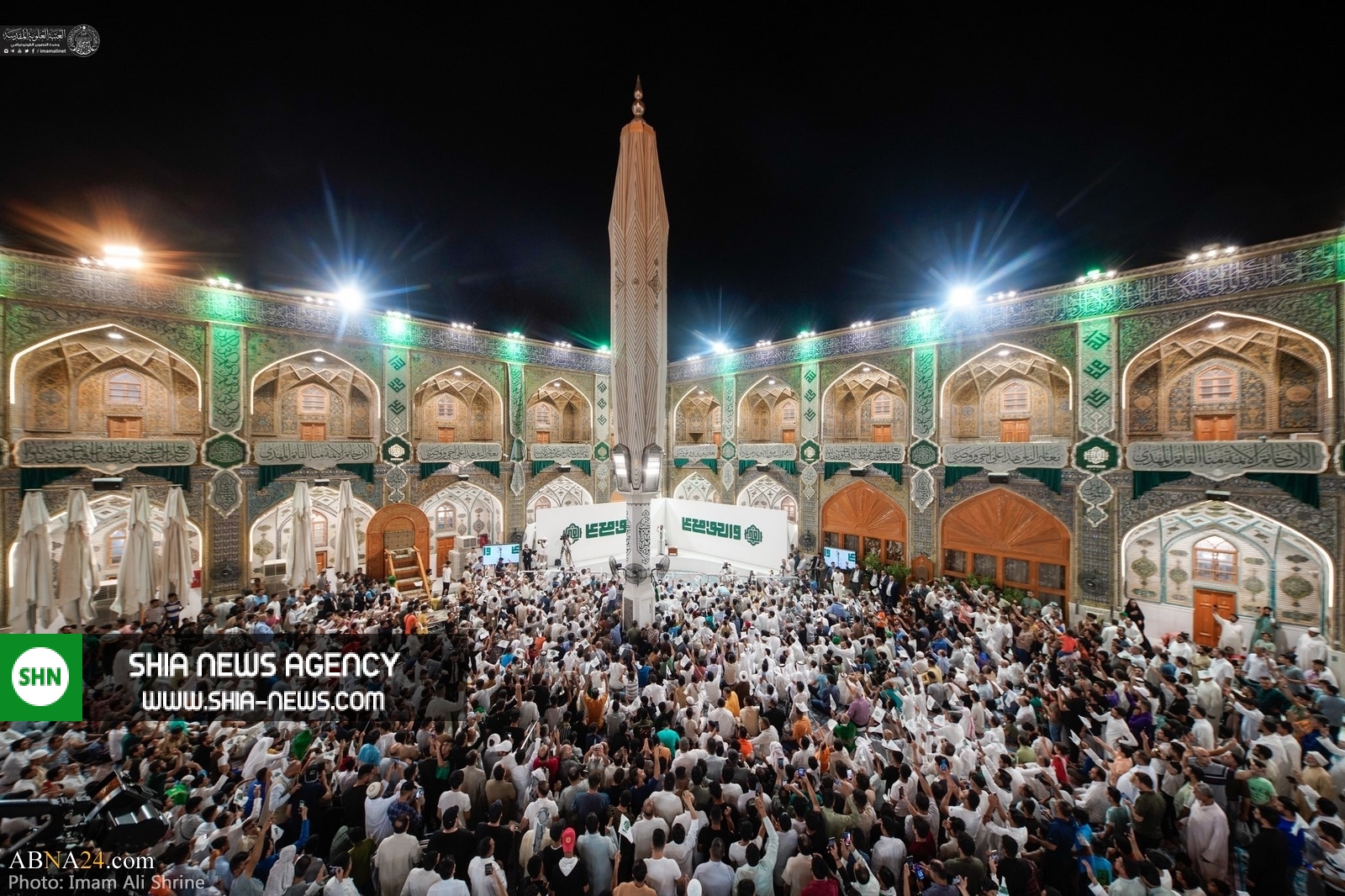 تصاویر/ حرم امیرالمومنین(ع) در شب فرخنده عید غدیر