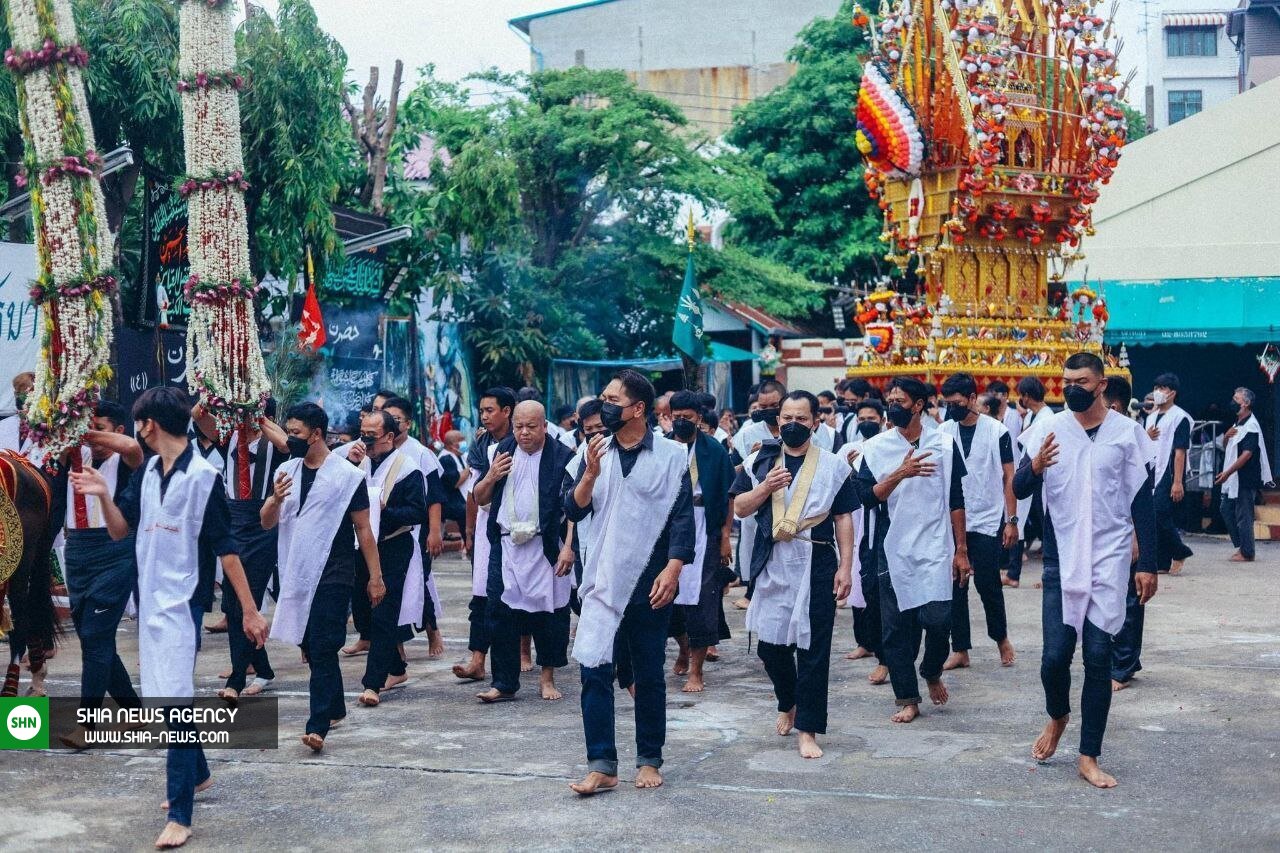 تصاویر عزاداری شیعیان تایلند بمناسبت ایام محرم