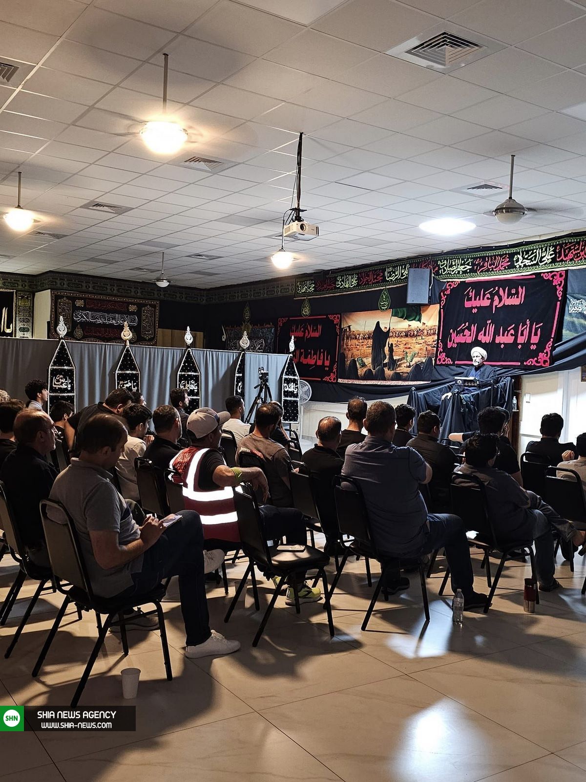 تصاویر/ مراسم اربعین حسینی در مرکز اسلامی آمریکا