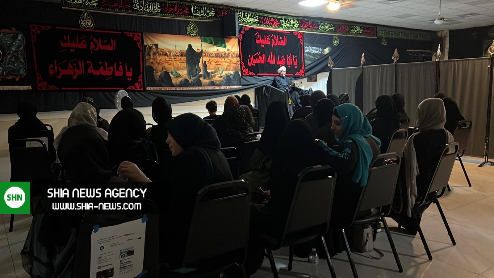 تصاویر/ مراسم اربعین حسینی در مرکز اسلامی آمریکا