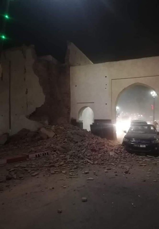 زلزله مرگبار در مغرب؛ ۲۹۶ کشته و ۱۵۳ زخمی