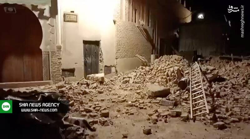 تصاویر زلزله مرگبار در مراکش