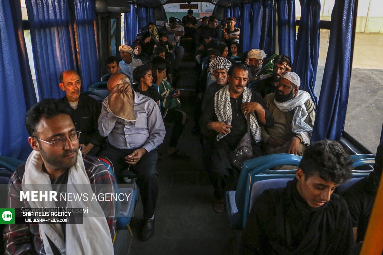 تصاویر/ حال و هوای اربعین حسینی در مرز چذابه
