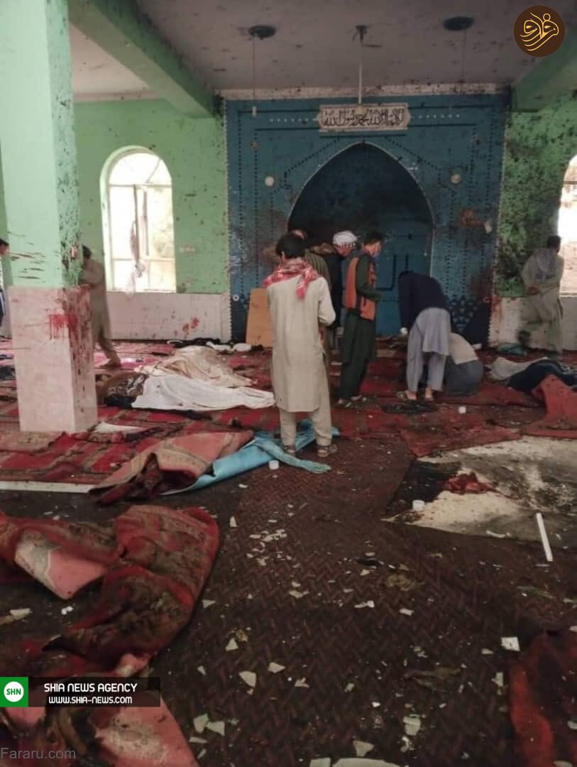 حمله تروریستی به مسجد شیعیان افغانستان | افزایش شهدا به ۱۷ نفر + تصاویر