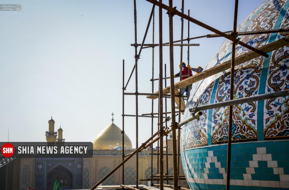 آغاز بازسازی مسجد جامع ۹۰۰ ساله در نجف اشرف