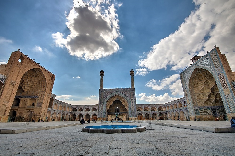نمایی متفاوت از مسجد جامع اصفهان