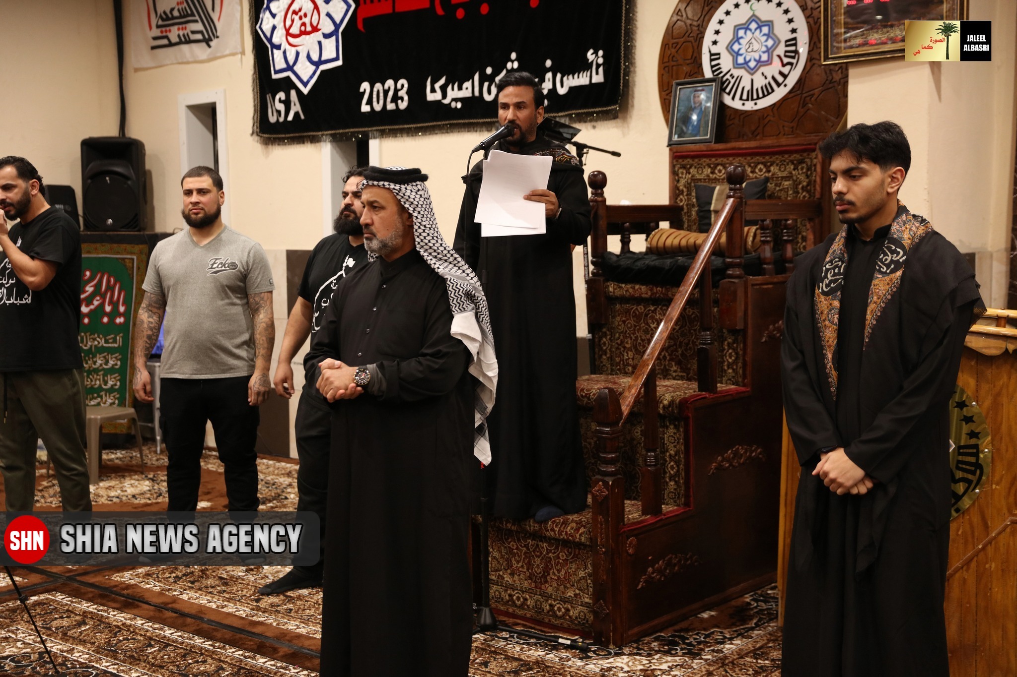 تصاویر | مراسم عزاداری شهادت حضرت زهرا(س) در شهر دیربورن آمریکا
