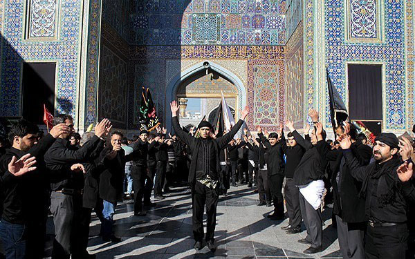 بالصور.. مراسم عزاء في ذكرى استشهاد الامام علي بن موسى الرضا (ع) في مشهد