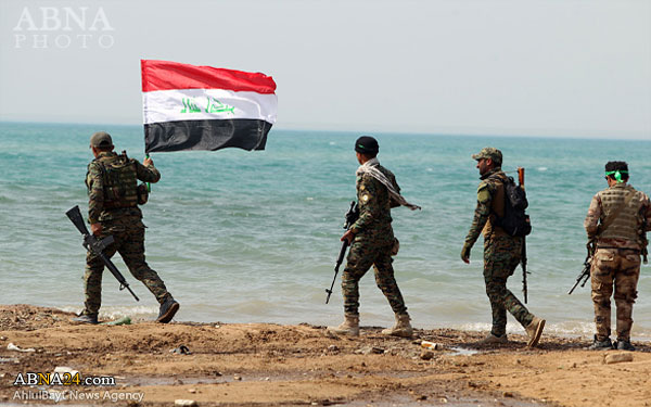 الحشد الشعبي يحرر منطقة جزيرة غرب سامراء والعبادي يتفقد القوات العراقية+ صور