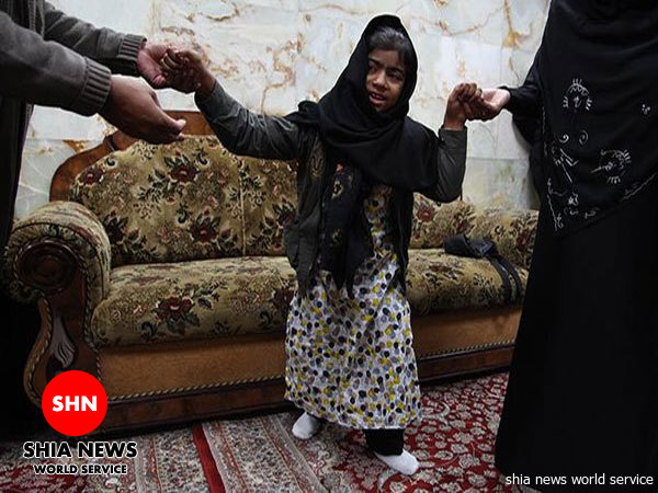 دختر پاکستانی در حرم حسینی شفا گرفت