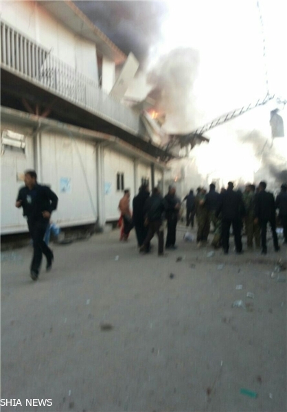 حمله خمپاره ای تروریستها به سامراء + تصاویر