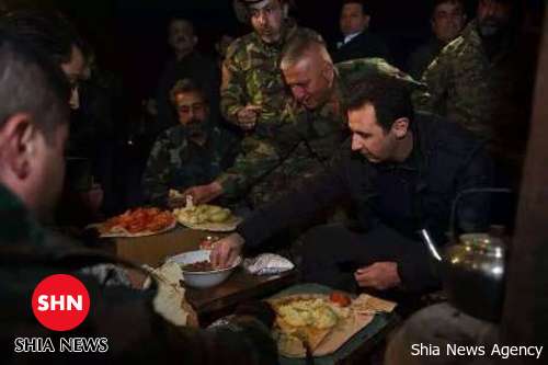 تصویـــر/ بشار اسد شب سال نو کجا بود؟