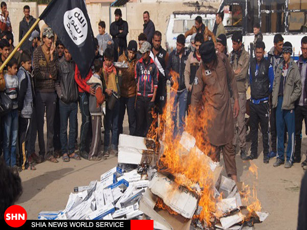 داعش؛ وُدکا و مواد مخدر آری، قلیان و سیگار خیر + تصاویر