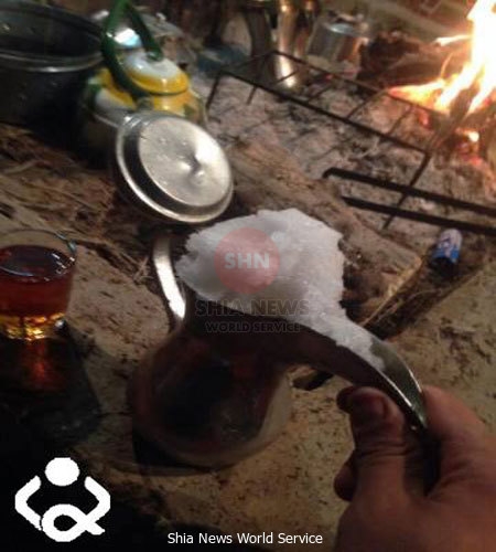 تصاویر/ سعودیها اینگونه به استقبال برف رفتند تصاویر/ سعودیها اینگونه به استقبال برف رفتند