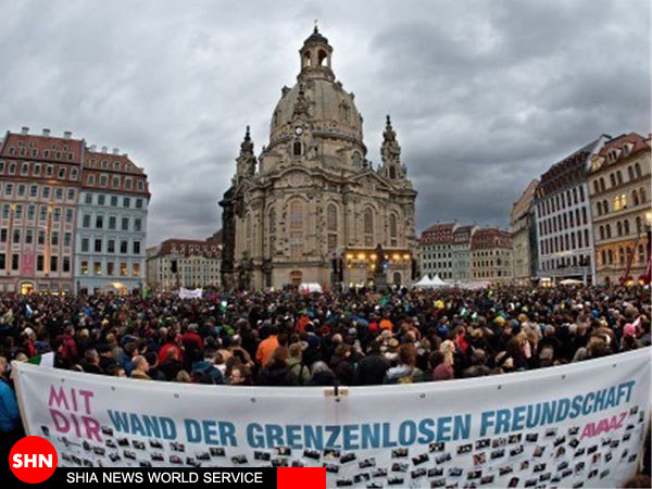 تظاهرات هزاران آلمانی مخالف جنبش ضداسلامی+تصاویر