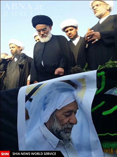 تشییع باشکوه پیکر شهید بحرینی + تصاویر