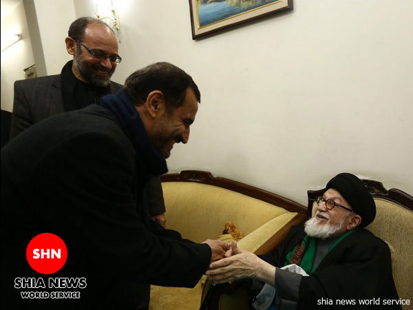 تصاویر/ عیادت لاریجانی از آیتالله بحرالعلوم تصاویر/ عیادت لاریجانی از آیتالله بحرالعلوم