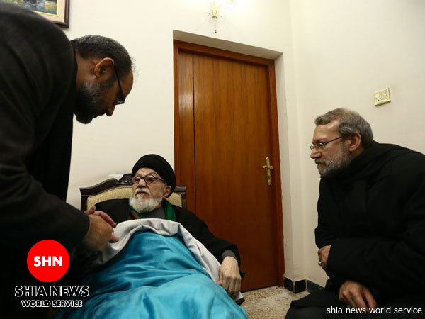 تصاویر/ عیادت لاریجانی از آیتالله بحرالعلوم تصاویر/ عیادت لاریجانی از آیتالله بحرالعلوم