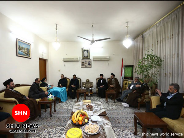 تصاویر/ عیادت لاریجانی از آیتالله بحرالعلوم تصاویر/ عیادت لاریجانی از آیتالله بحرالعلوم