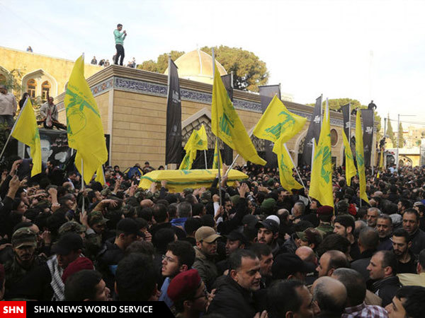 تصاویر/ تشییع پیکر شهید جهاد عماد مغنیه