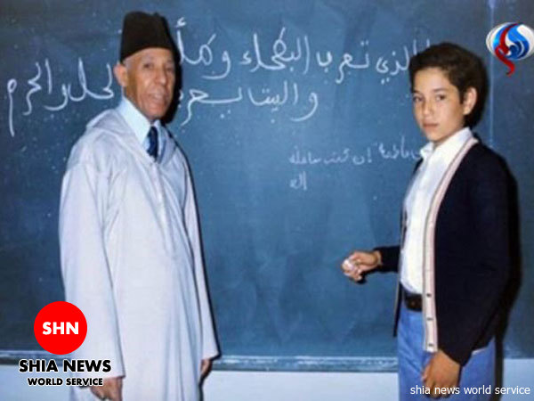 عکس/شعر مشهور شیعه به خط پادشاه مغرب!