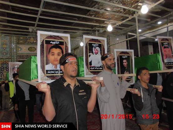 تشییع نمادین شهدای عاشورای 