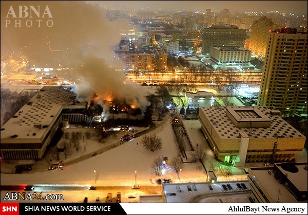از بین رفتن یک میلیون سند تاریخی در آتش سوزی روسیه + تصاویر