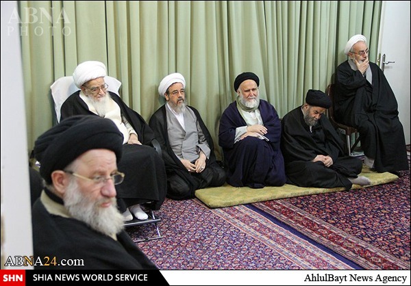 عکس خبری از عزاداری شهادت حضرت معصومه (سلام الله علیها) در دفتر آیتالله صافی گلپایگانی عکس خبری از عزاداری شهادت حضرت معصومه (سلام الله علیها) در دفتر آیتالله صافی گلپایگانی