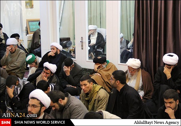 عکس خبری از عزاداری شهادت حضرت معصومه (سلام الله علیها) در دفتر آیتالله صافی گلپایگانی عکس خبری از عزاداری شهادت حضرت معصومه (سلام الله علیها) در دفتر آیتالله صافی گلپایگانی